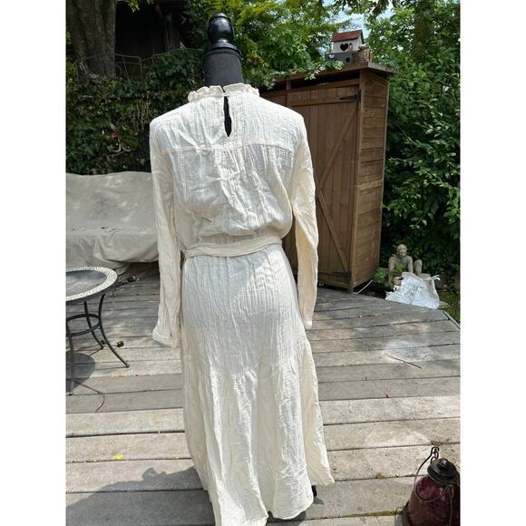 Chloe SHADE AMOUR Chloe Maxi Dress W/Belt, Double Gauze-Natural, SM - Picture 5 of 6